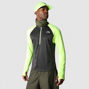 The North Face 1/4 Zip Run Fleece κίτρινα γκρι | ERBTGL-620