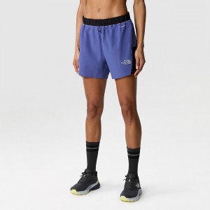 The North Face 2-In-1 Shorts μπλε μαυρα | SKIBTP-307