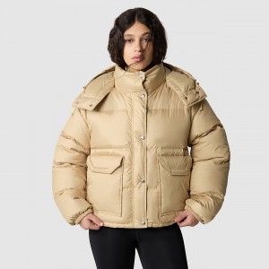 The North Face 71 Sierra Down κοντο Jacket Χακί | SGXYHB-971