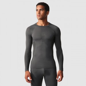 The North Face Active Long-Sleeve T-Shirt γκρι μαυρα | HKEPIC-462