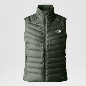 The North Face Ashton Down Gilet Thyme | XJHDUE-789