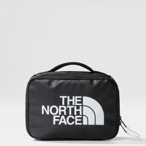 The North Face Base Camp Voyager Wash Bag μαυρα ασπρα | SFBIUN-780