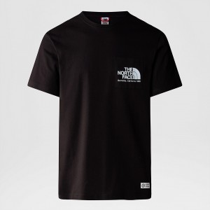 The North Face Berkeley California T-Shirt μαυρα | QEPRXY-537