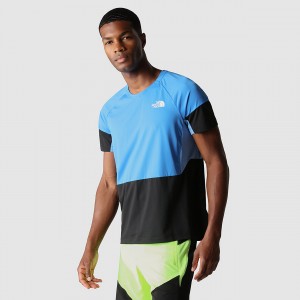 The North Face Bolt Tech T-Shirt μπλε μαυρα | LRFQBT-972