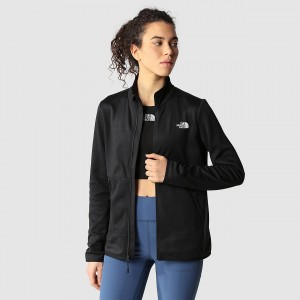 The North Face Canyonlands Full-Zip Fleece Jacket μαυρα | SQZBRH-031