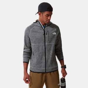 The North Face Canyonlands Κουκουλοφόρος Fleece Jacket γκρι | ZNVPHQ-439