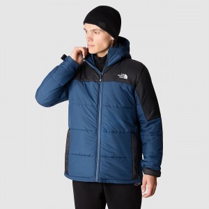 The North Face Circular συνθετικο Κουκουλοφόρος Jacket μαυρα μπλε | ENAOWP-603