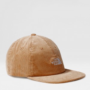The North Face Corduroy Cap Almond Butter | NKXFHM-572