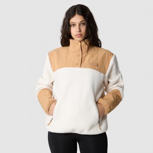 The North Face Cragmont 1/4 Neck Fleece ασπρα | HYKPNC-603