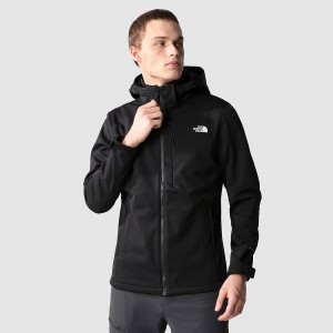 The North Face Diablo Softshell Jacket μαυρα μαυρα | VQYBRK-512