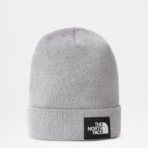 The North Face Dock Worker Recycled Beanie ανοιχτο γκρι | NFZMXT-051
