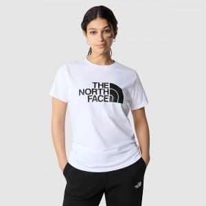 The North Face Easy T-Shirt ασπρα | MZQPGE-841