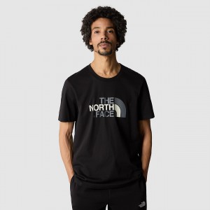 The North Face Easy T-Shirt μαυρα | ZCKNAE-625