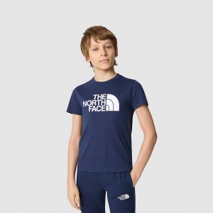 The North Face Easy T-Shirt σκουρο μπλε | BJILYD-460