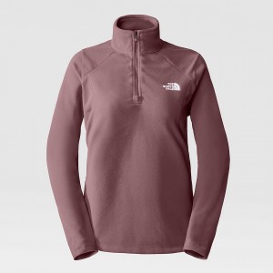 The North Face Emilia 1/4 Zip Fleece Wild Ginger | BFSRKZ-895
