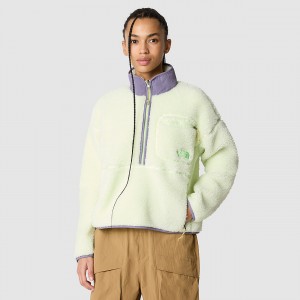 The North Face Extreme Pile Pullover κρέμα | UWTEJQ-518