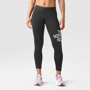 The North Face Flex Mid Rise Leggings μαυρα ασπρα | ZFAHVN-982