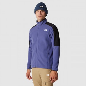 The North Face Glacier Zip-In Fleece μπλε | MQTBCF-861