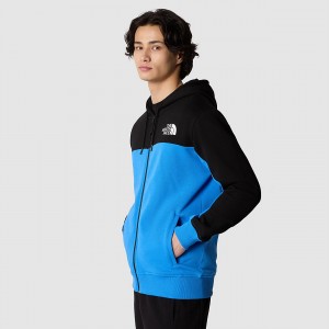 The North Face Icon Full-Zip Hoodie μπλε | NOTVBU-759
