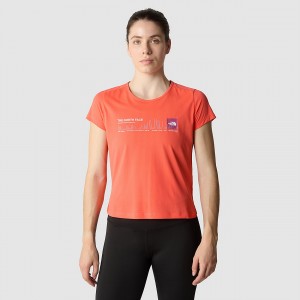 The North Face Kikash T-Shirt πορτοκαλι | PLABWV-173