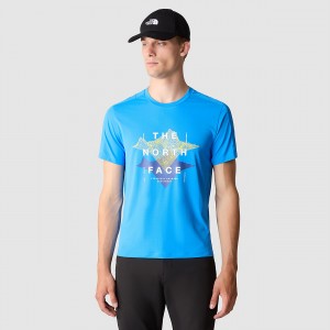 The North Face Kikash T-Shirt μπλε | XOHDET-324
