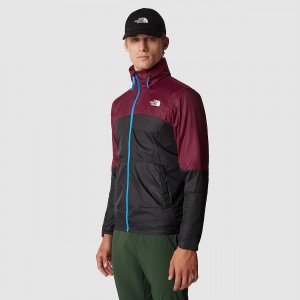 The North Face Kikash Ανεμος Jacket Tnf Black/Boysenberry | JHBAIS-413