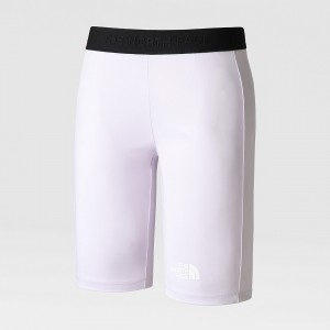 The North Face Mountain Athletics High-Waisted Shorts λεβάντα | RUSKEY-352