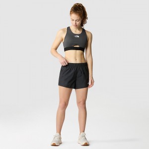 The North Face Mountain Athletics Woven Shorts γκρι μαυρα | QBADYW-274