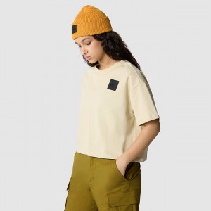 The North Face NSE Patch T-Shirt Gravel | SYMWFV-279