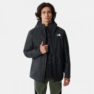 The North Face New DryVent™ Down Triclimate Jacket γκρι μαυρα | FLNYZK-018