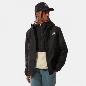 The North Face New Mountain Q Jacket μαυρα | KFADZJ-647