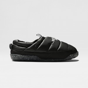The North Face Nuptse Χειμερινά Mules μαυρα ασπρα | FZNAOL-173