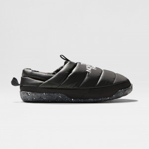 The North Face Nuptse Χειμερινά Mules μαυρα ασπρα | MKEGUI-078