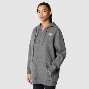 The North Face Open Gate Full-Zip Hoodie γκρι | GBSAHC-720