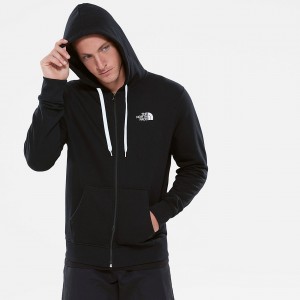 The North Face Open Gate Full-Zip Hoodie μαυρα ασπρα | XJWZIE-496