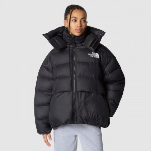The North Face Oversized κοντο Puffer Jacket μαυρα | MCZXQO-087