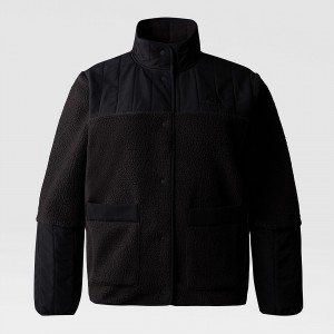 The North Face Plus Size Cragmont Fleece Jacket μαυρα | WRBKFO-549
