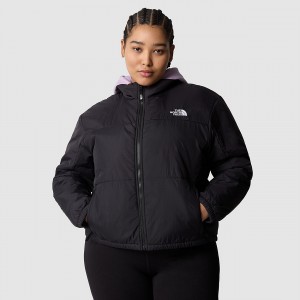 The North Face Plus Size Gosei Puffer Jacket μαυρα | PCOUHR-278