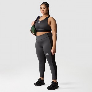 The North Face Plus Size Mountain Athletics Leggings γκρι μαυρα | UJXHDC-247