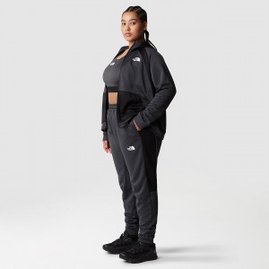 The North Face Plus Size Mountain Athletics Fleece Trousers γκρι μαυρα | GMHRWD-985