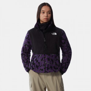 The North Face Printed Denali 2 Fleece Jacket μωβ λεοπαρ | YALIOQ-098