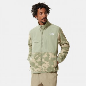 The North Face Printed Denali 2 Fleece Jacket Gravel Retro Dye Print | BPDSTI-652