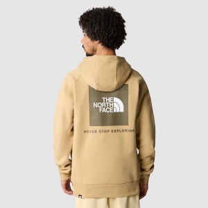 The North Face Raglan Redbox Hoodie Χακί | ETFWYN-069