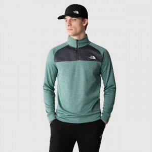 The North Face Reaxion 1/4 Zip Fleece σκούρο γκρι | SIBDOX-193