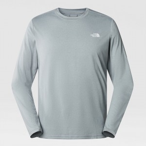 The North Face Reaxion Amp Long-Sleeve T-Shirt γκρι | FPYJAB-894