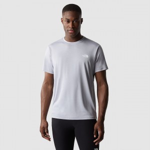 The North Face Reaxion Amp T-Shirt ανοιχτο γκρι | DQXOGK-036