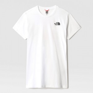 The North Face Redbox T-Shirt ασπρα | BYHKIF-219