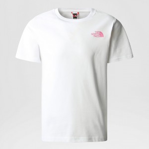 The North Face Relaxed Redbox T-Shirt ασπρα | SFIATX-365