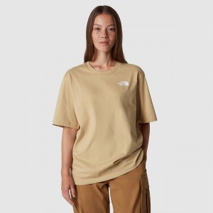 The North Face Relaxed Simple Dome T-Shirt Χακί | FOWKDC-650