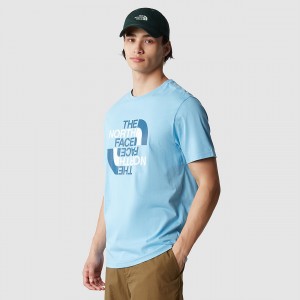 The North Face Reverse Logo T-Shirt μπλε | XZLADJ-294